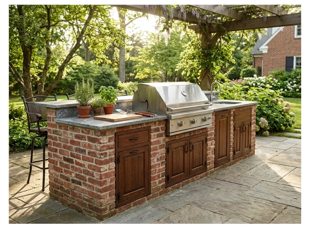 Brick Cabinet Facade