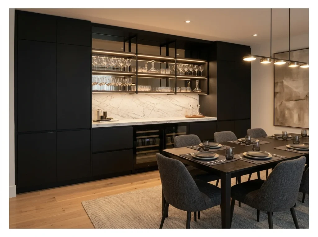 Built-In Bar or Sideboard
