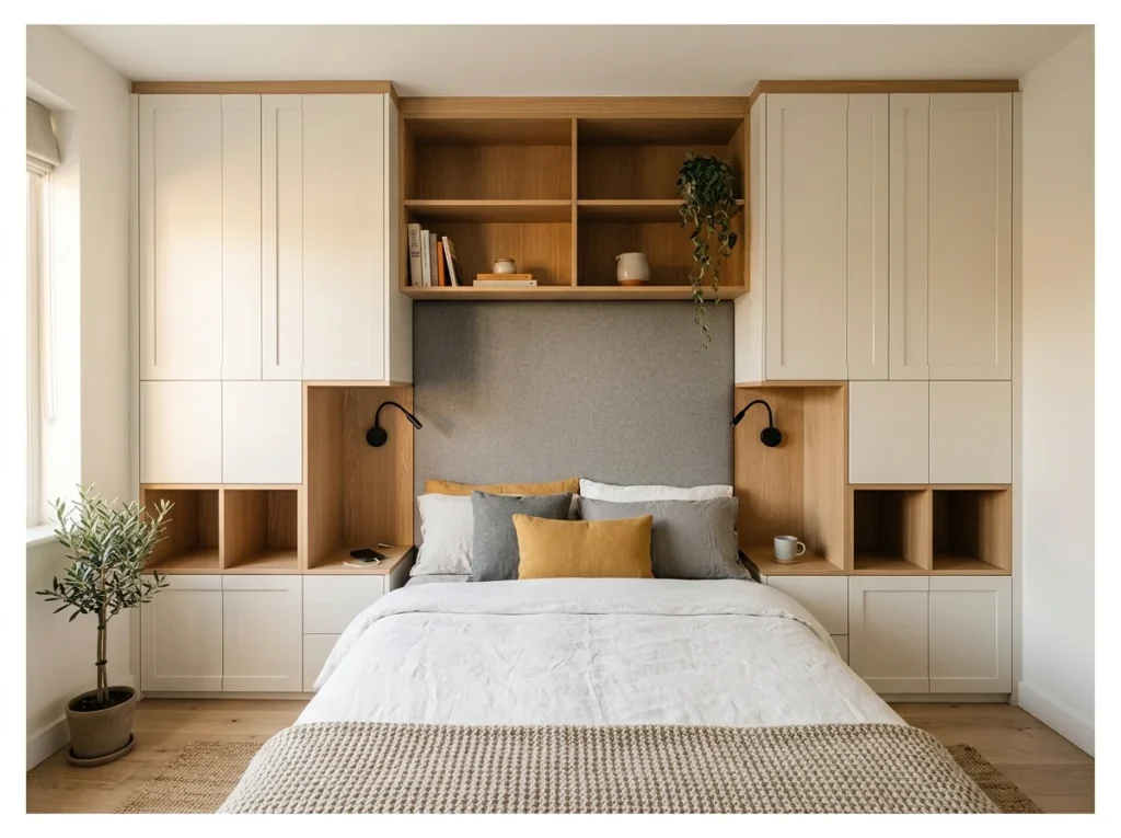 Built-In Storage Headboard