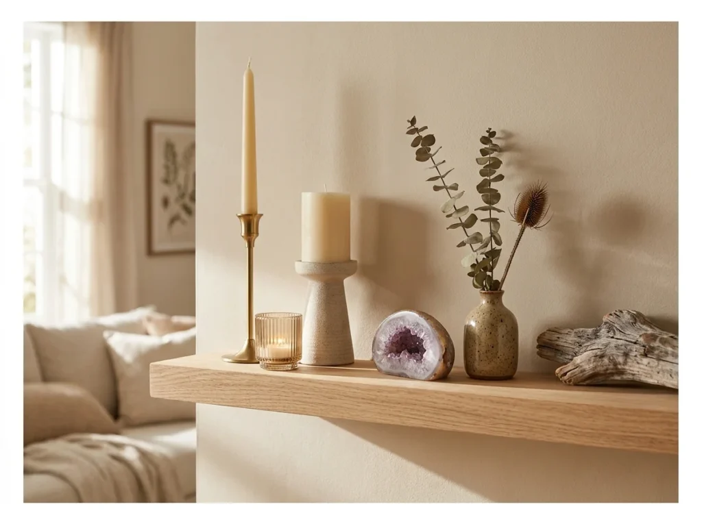 Candle Grouping with Natural Objects