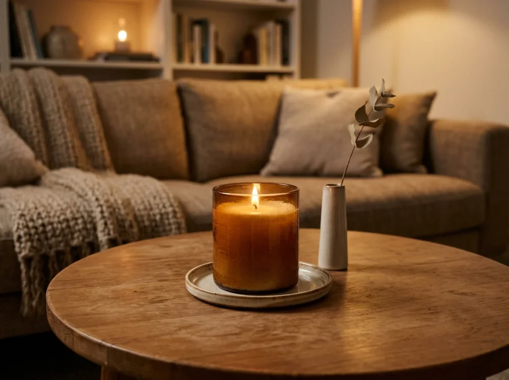 Scented Candle as Functional Decor
