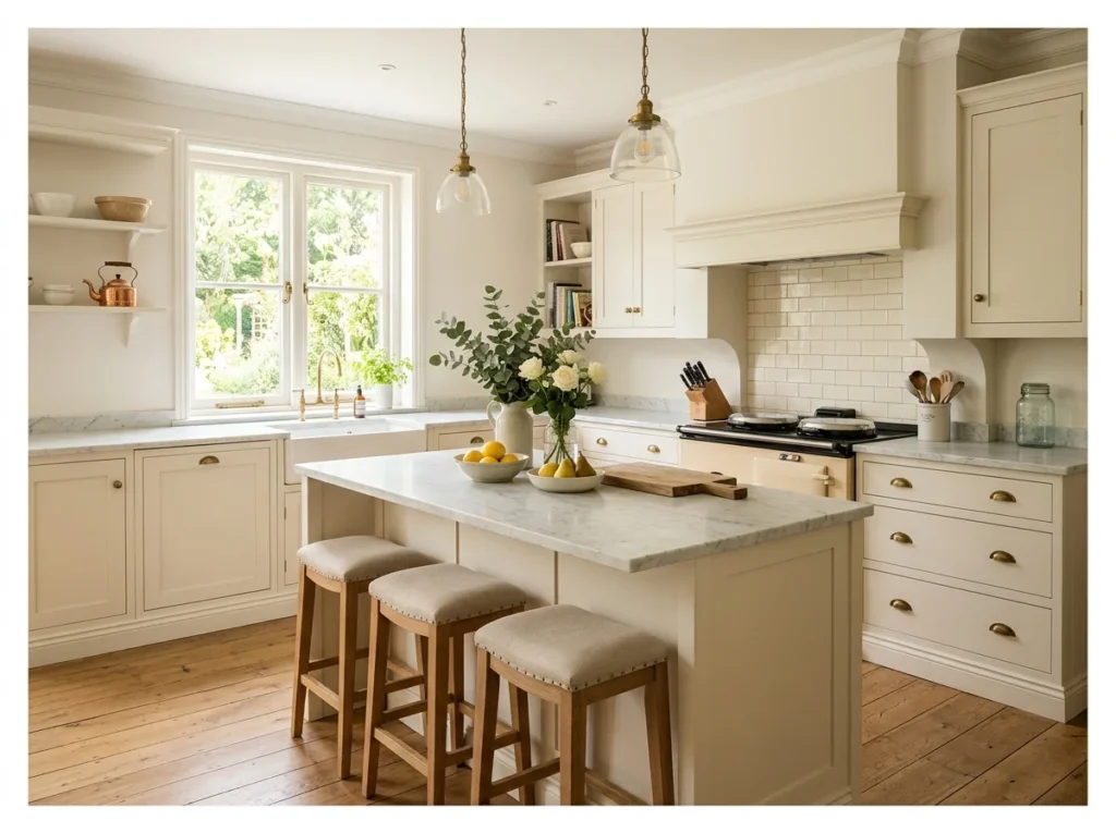 Warm White or Off-White Paint Palette