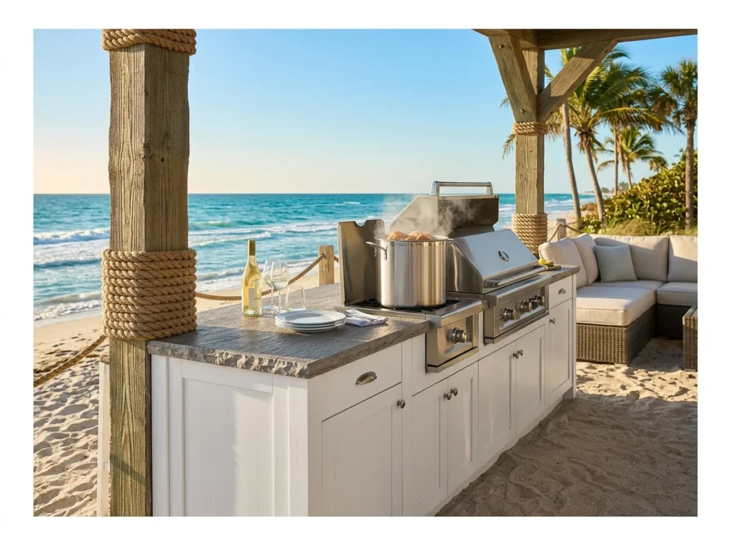Coastal Outdoor Kitchen
