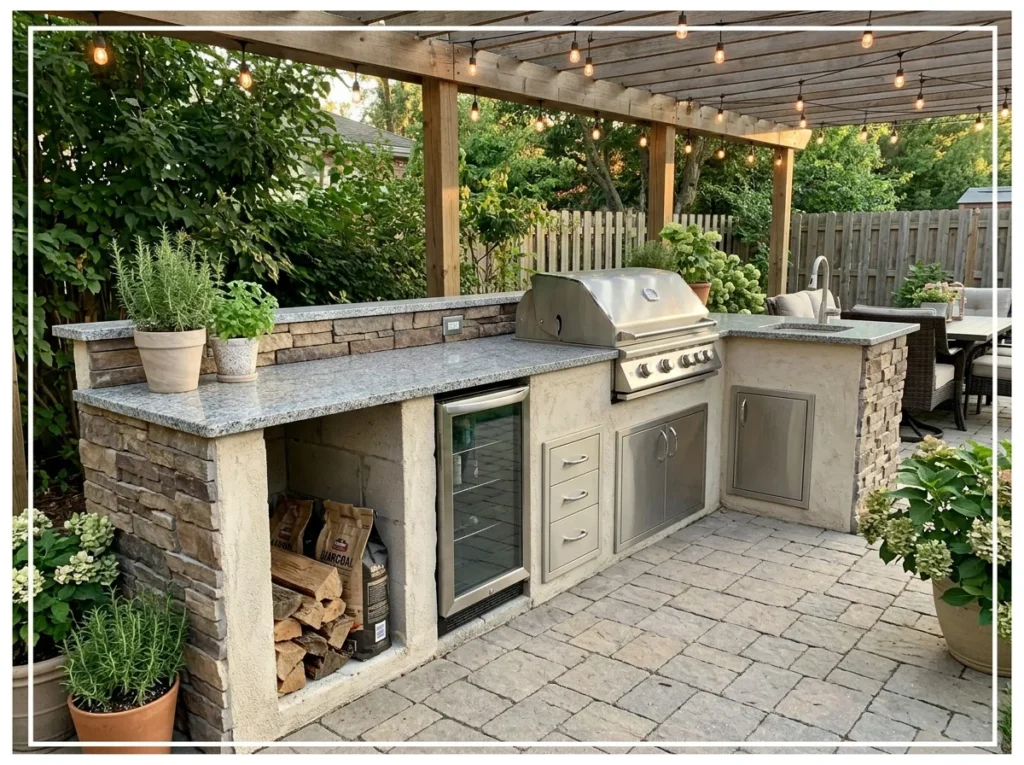 Concrete Block Cabinet Base