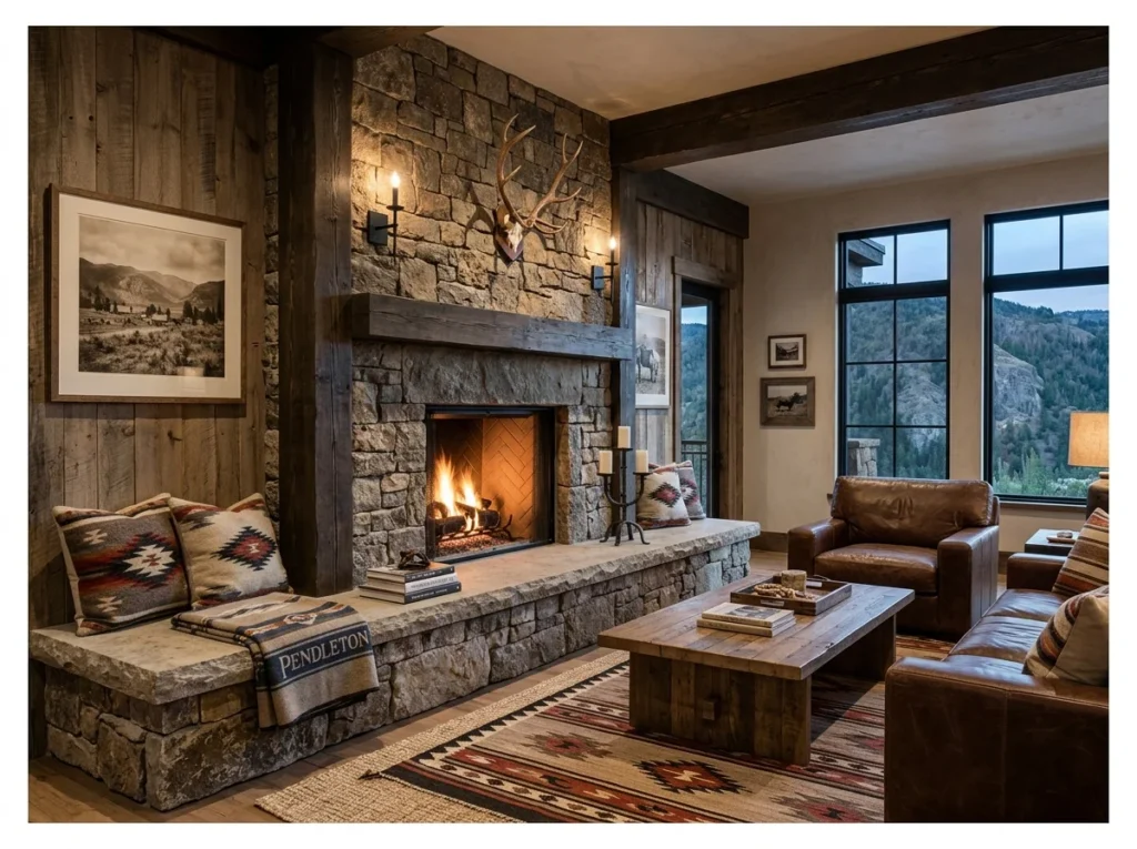 Large Stone or Concrete Hearth