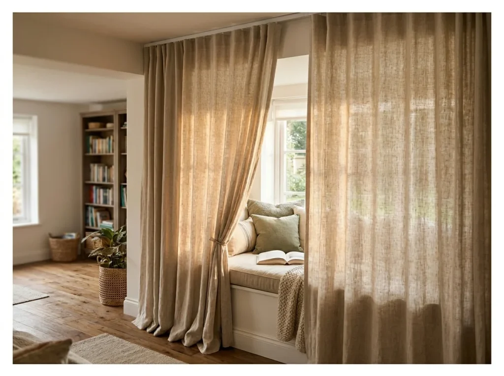 Curtained Reading Nook