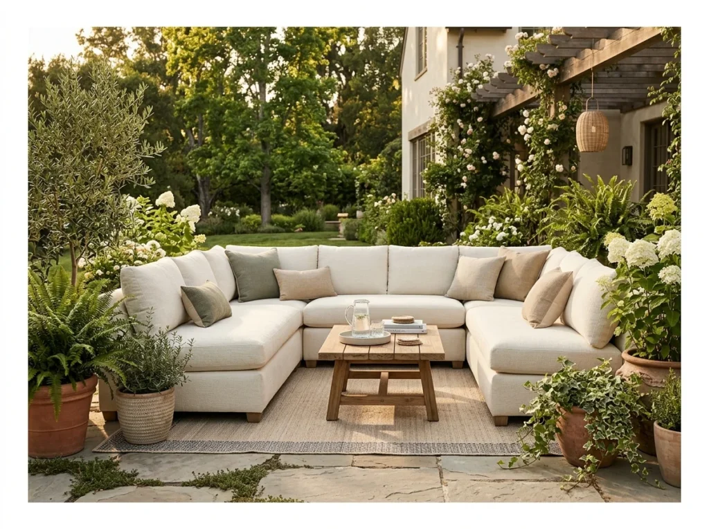 Deep Cushioned Outdoor Sectional