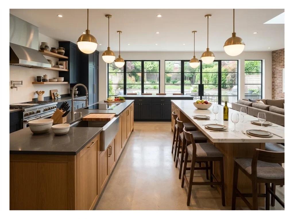 Double Island Kitchen