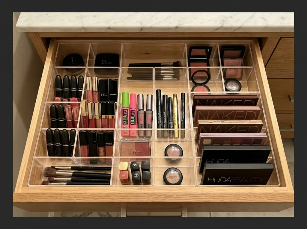 Drawer Dividers for Beauty Products