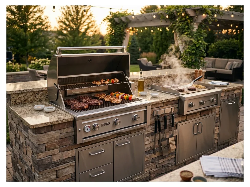 Dual Zone Cooking Setup