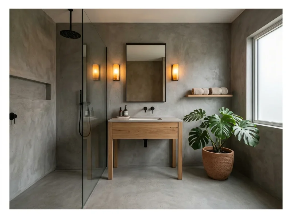 Concrete Walls or Microcement