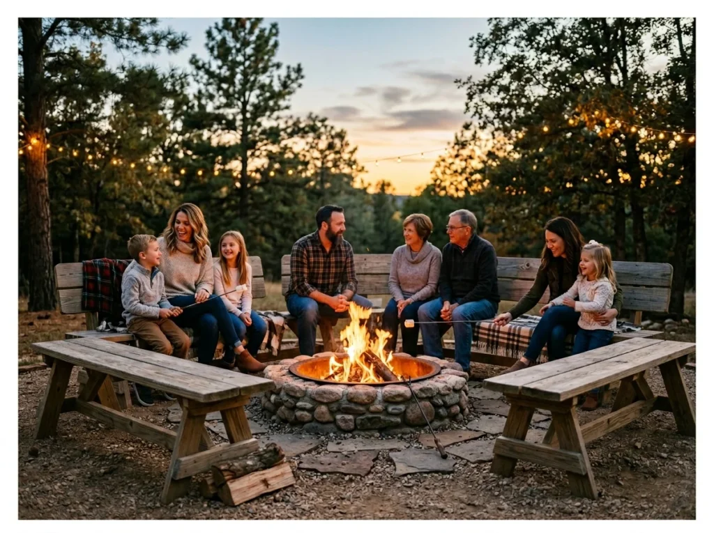 Picnic Style Bench Seating