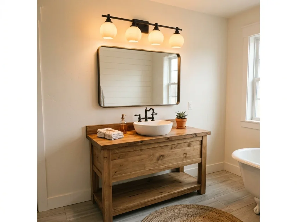 Farmhouse Bathroom Vanity Lights