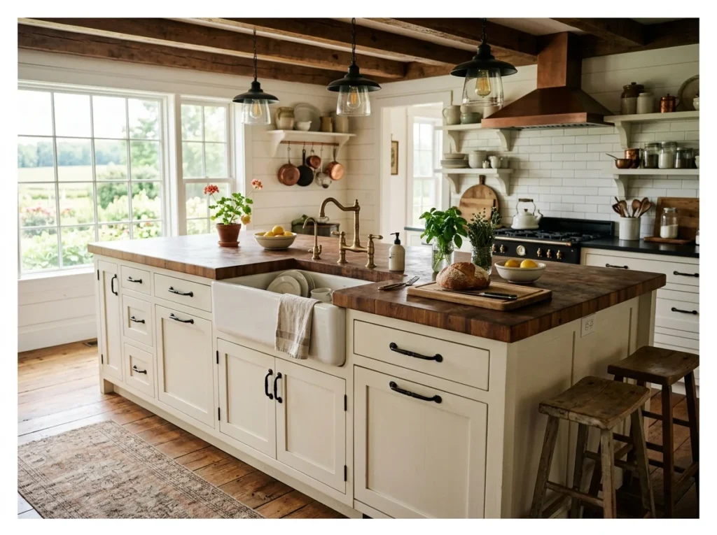 Farmhouse Kitchen Island