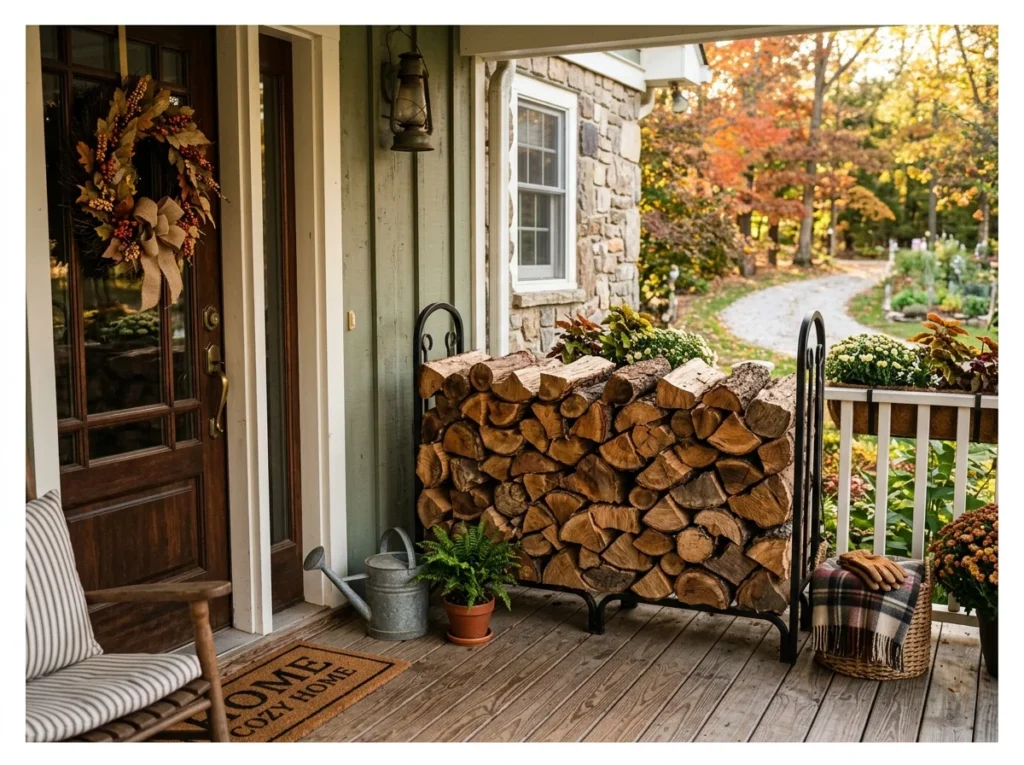 Firewood Storage or Log Display