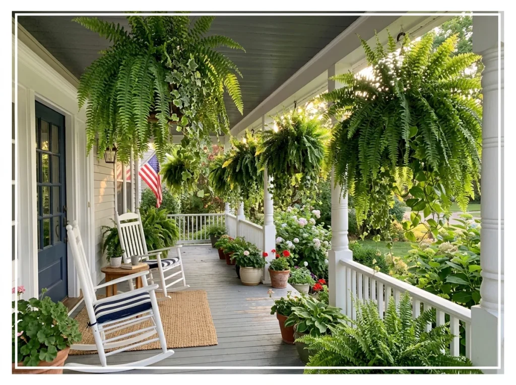 Hanging Ferns or Trailing Plants