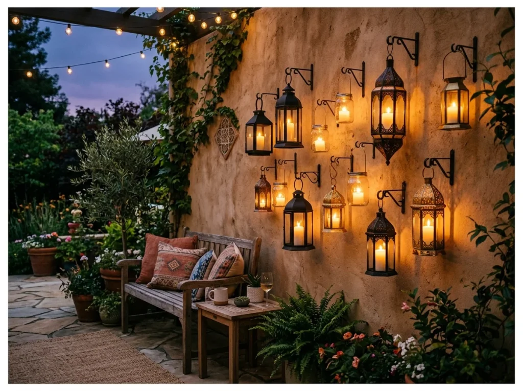 Hanging Lanterns on the Wall