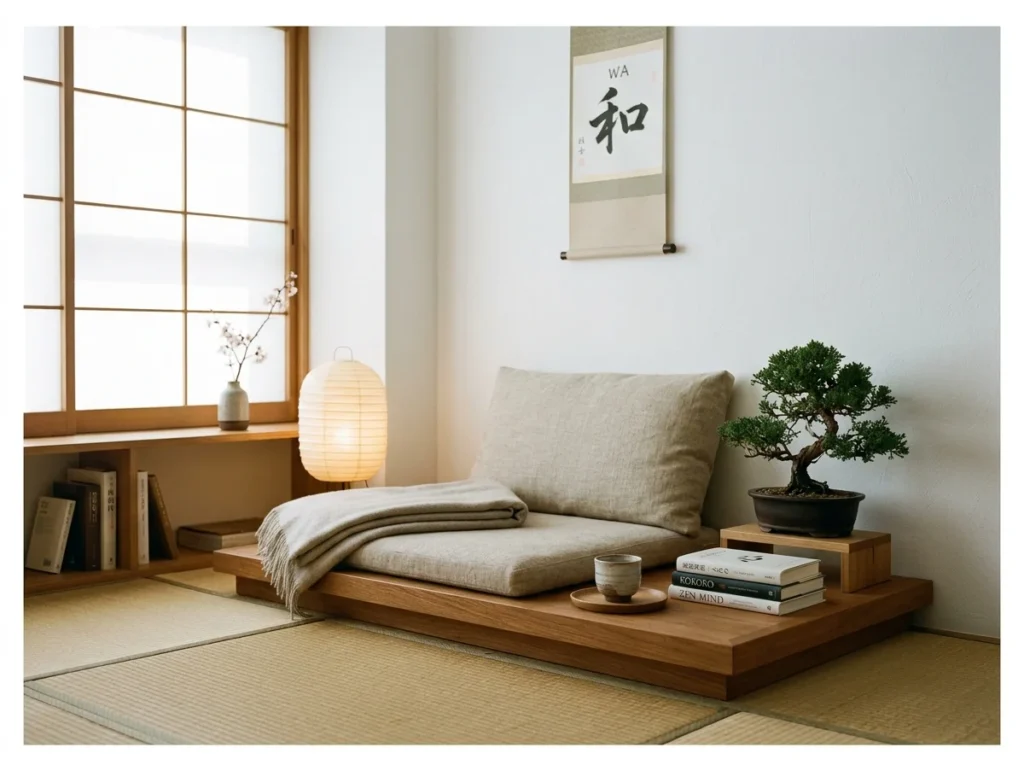 Japanese Zen Reading Nook