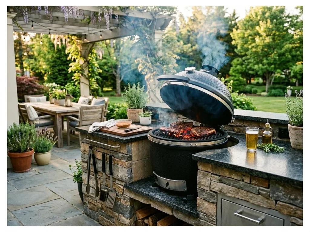 Kamado Grill Station