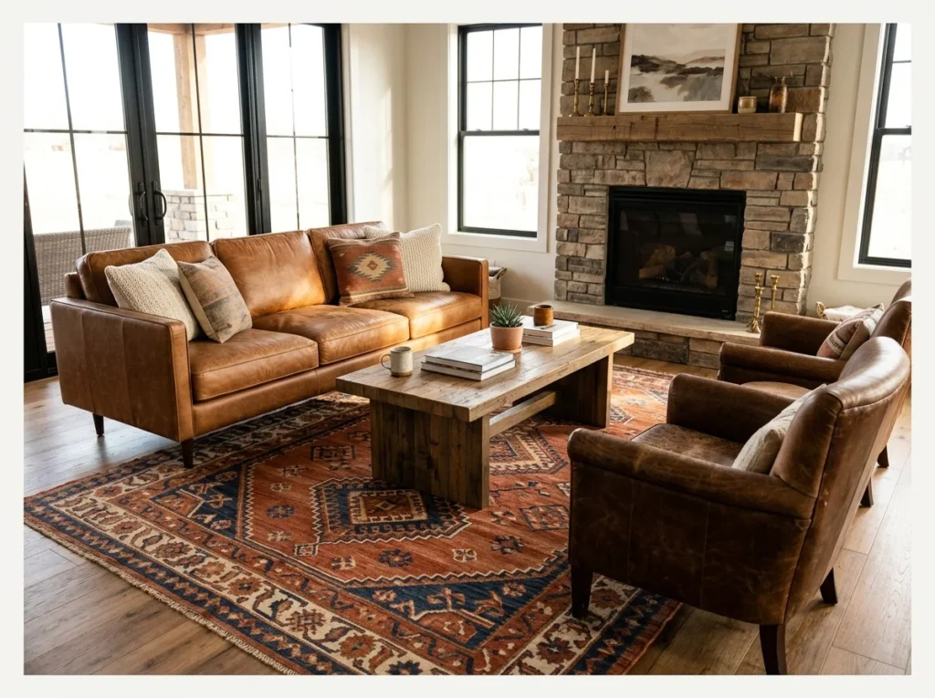 Kilim or Woven Area Rug