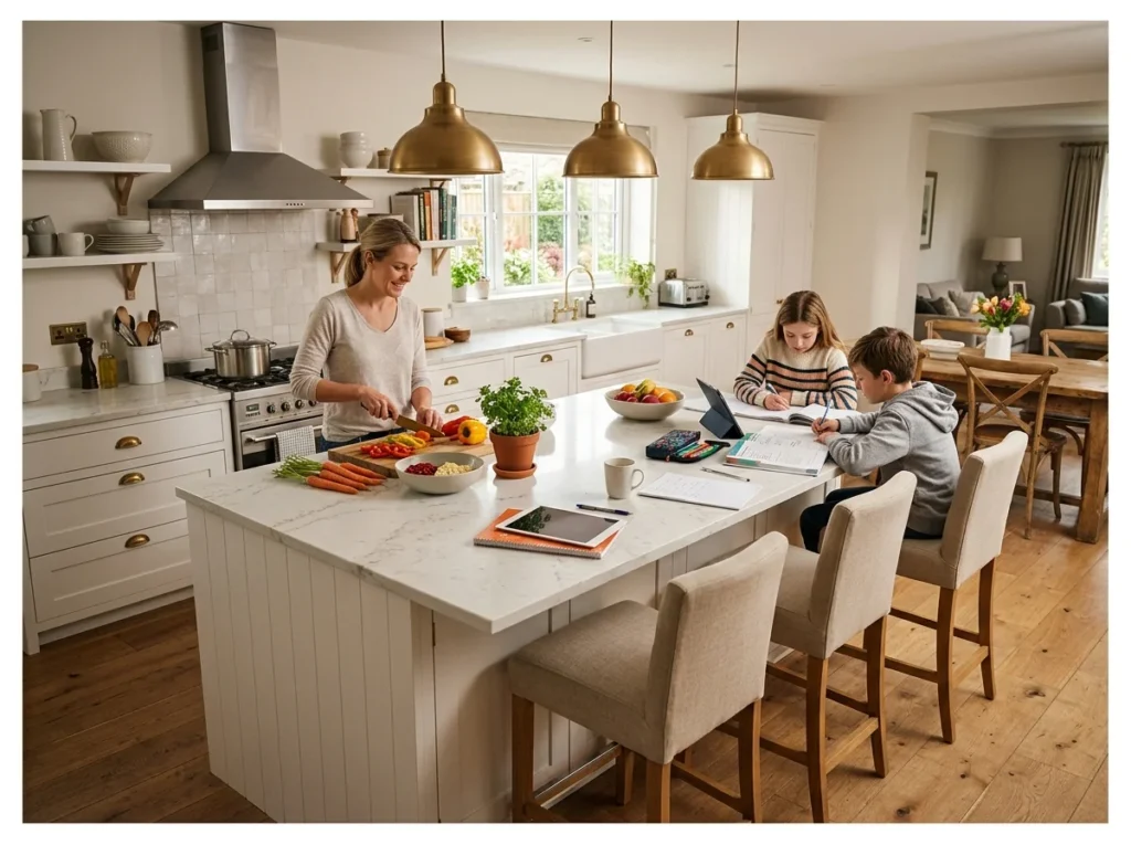 Kitchen Island with Seating