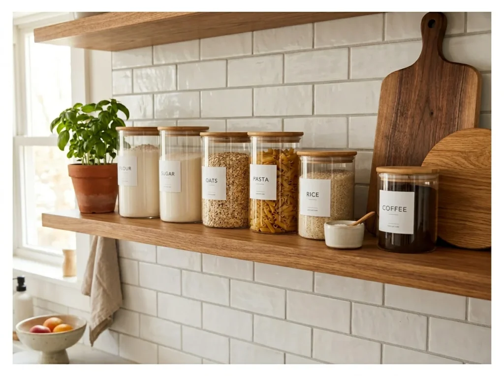 Bathroom Shelf Spa Vignette