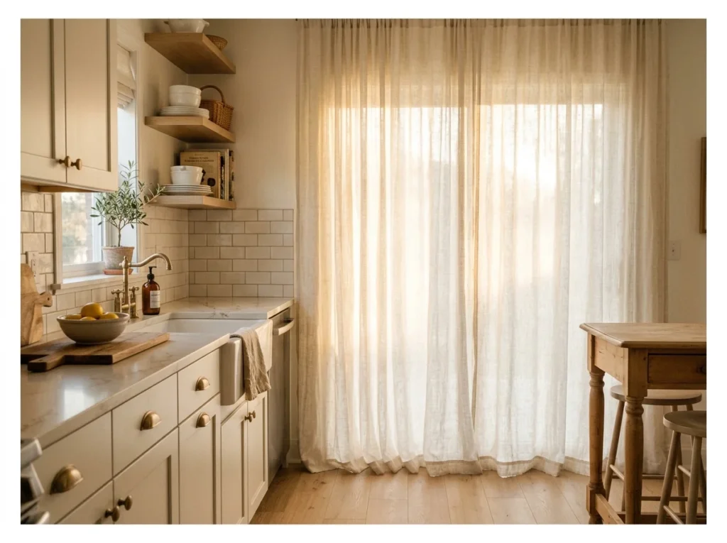 Sheer Linen Curtains for Soft Light