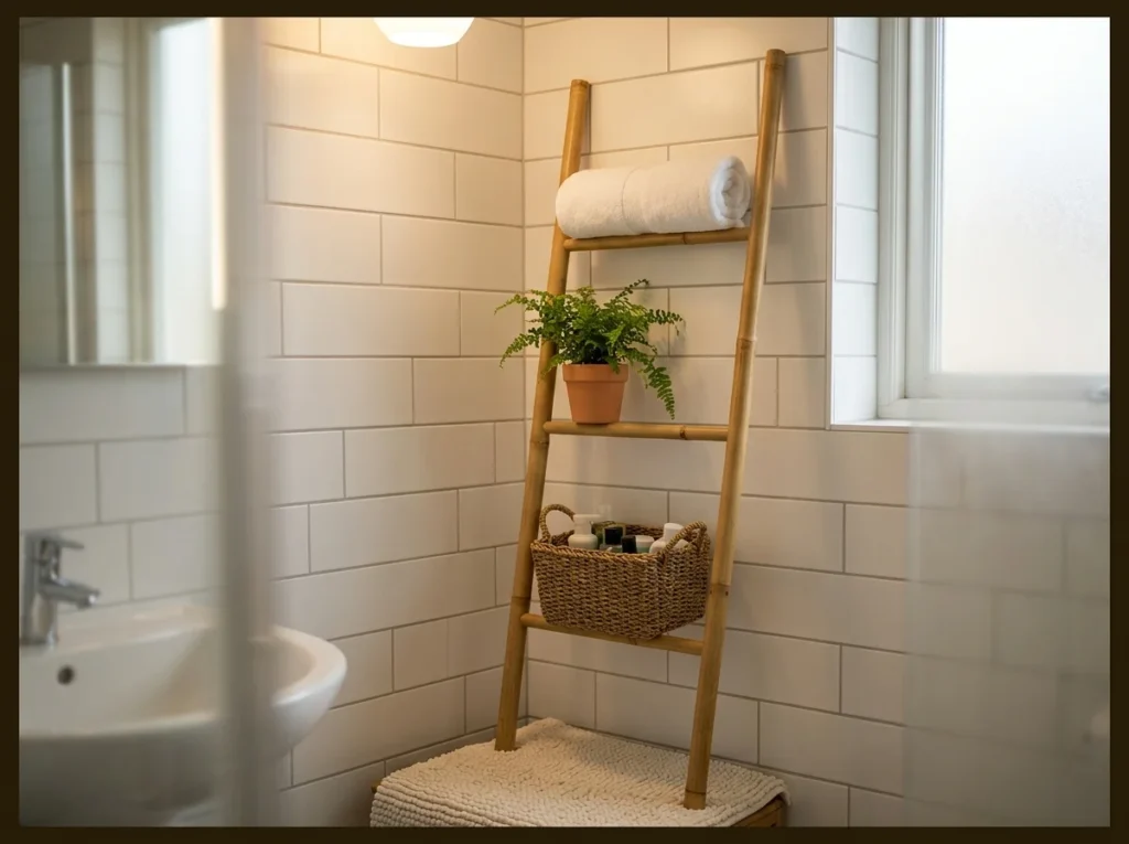 Ladder Shelf in the Corner