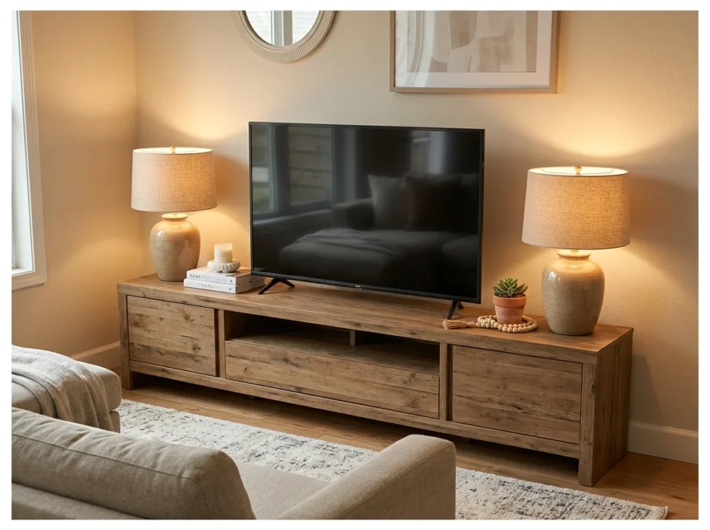 Matching Lamps on Each Side