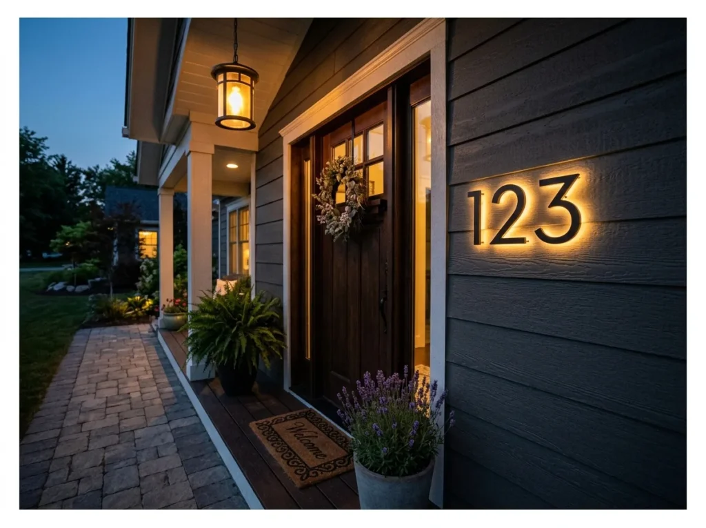 Lighted House Numbers