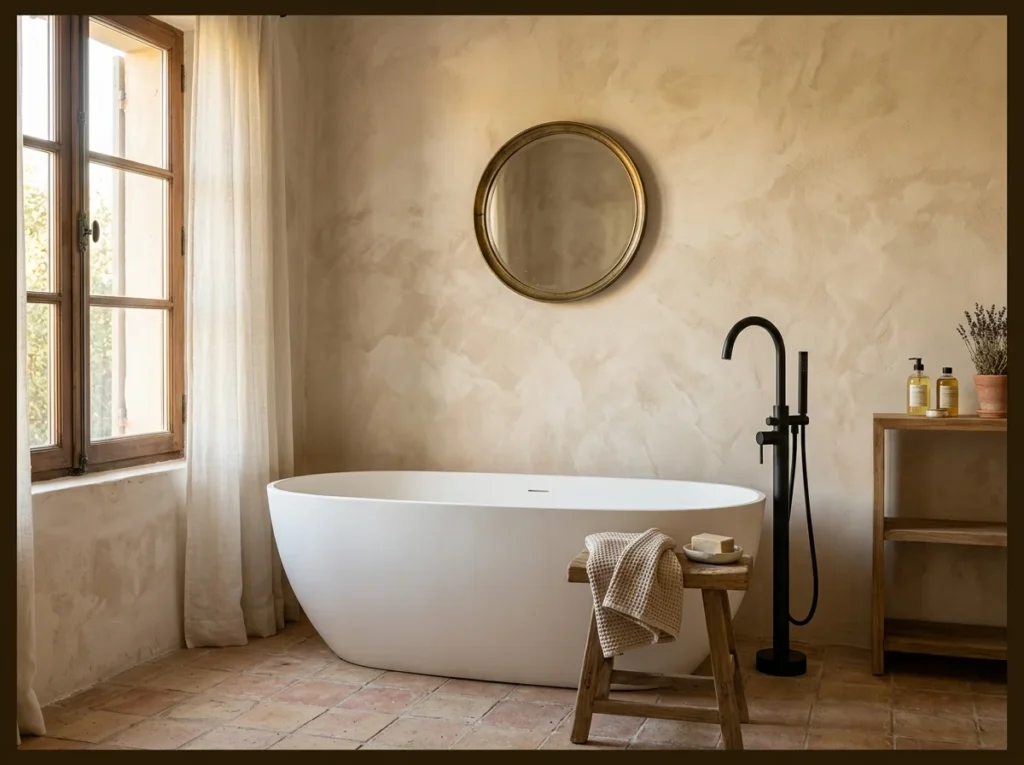 Limewash Plaster Walls in Pale Buff