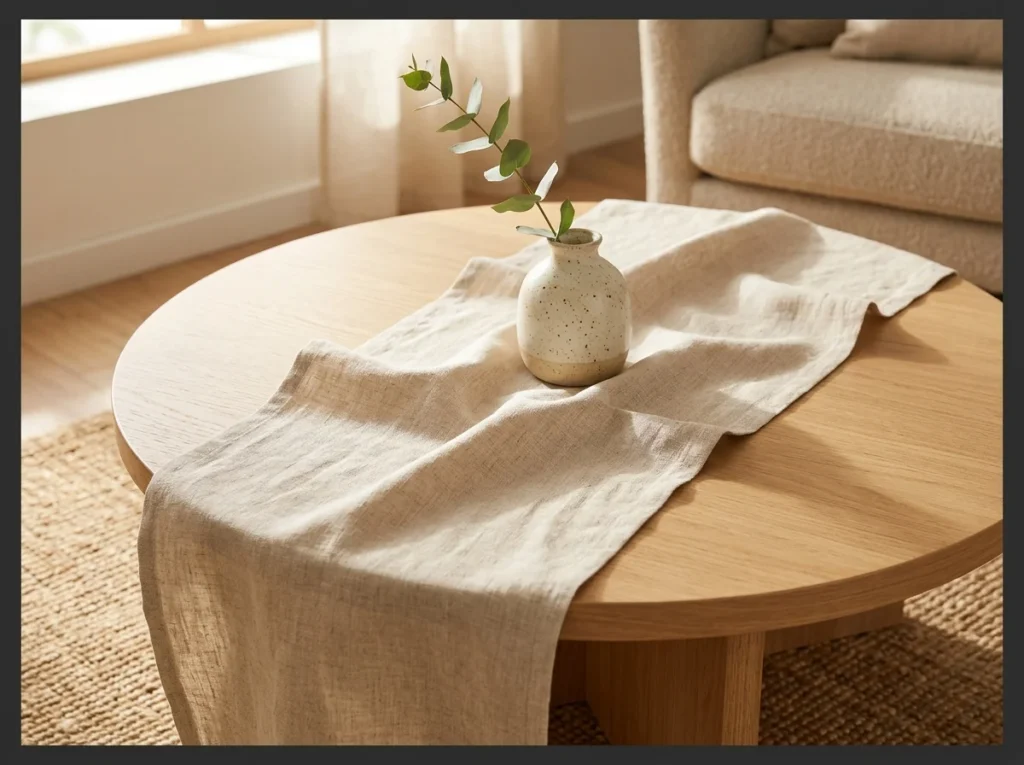 Rattan and Wood Object Combination