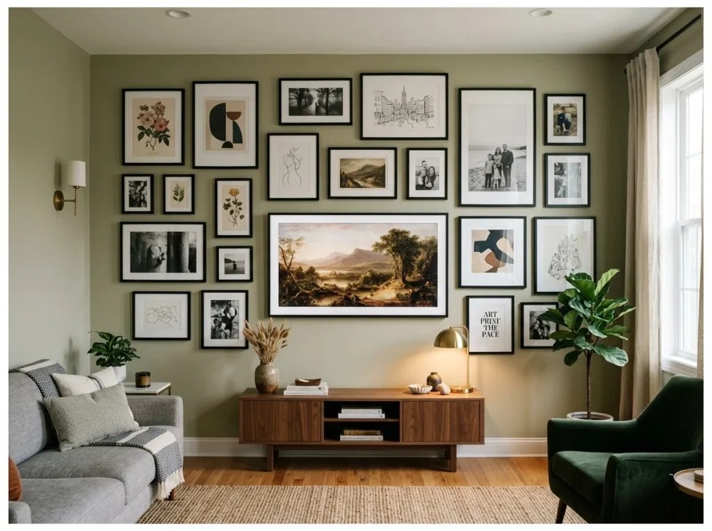 TV Gallery Wall Integration
