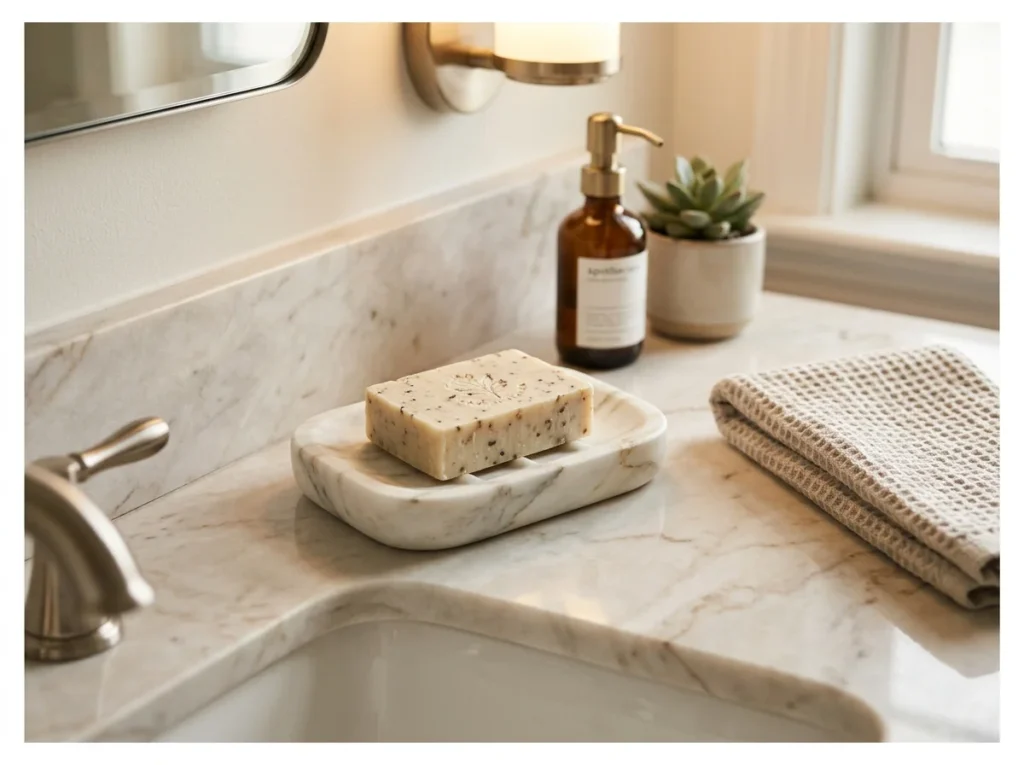 Stone or Marble Soap Dish