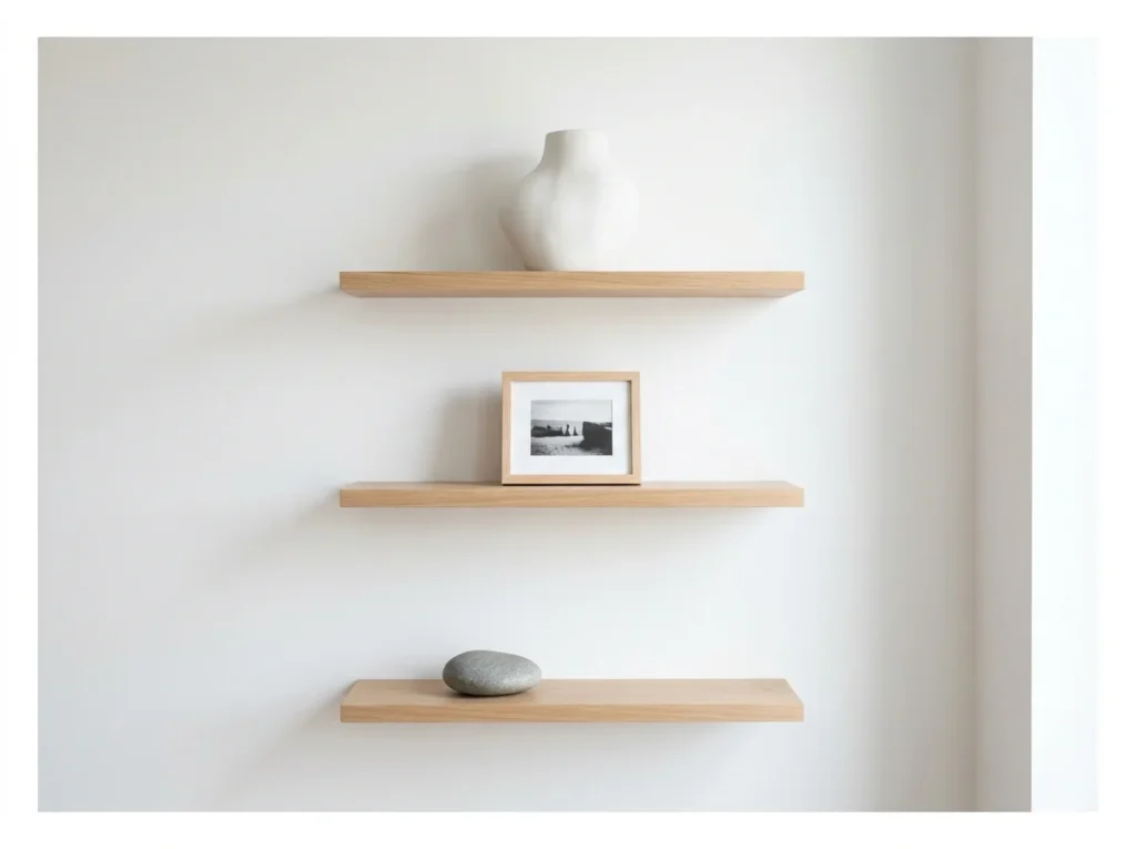 Single Meaningful Object on Each Shelf