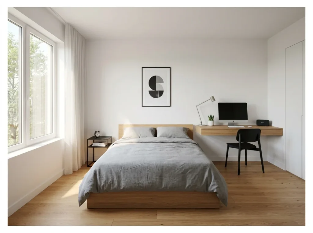 Minimalist Teen Bedroom