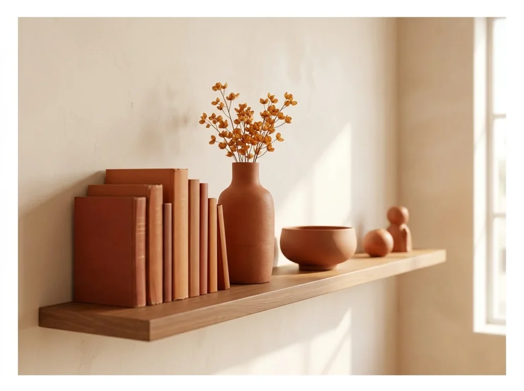 Monochromatic Shelf Display