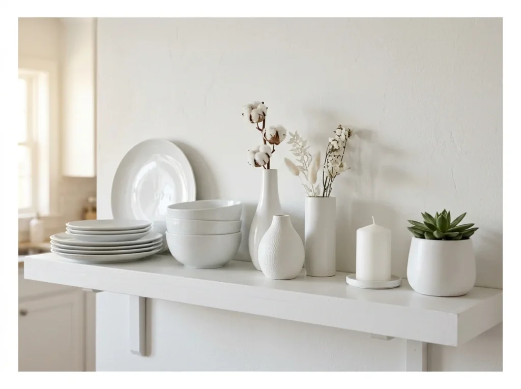 Monochromatic All-White Display