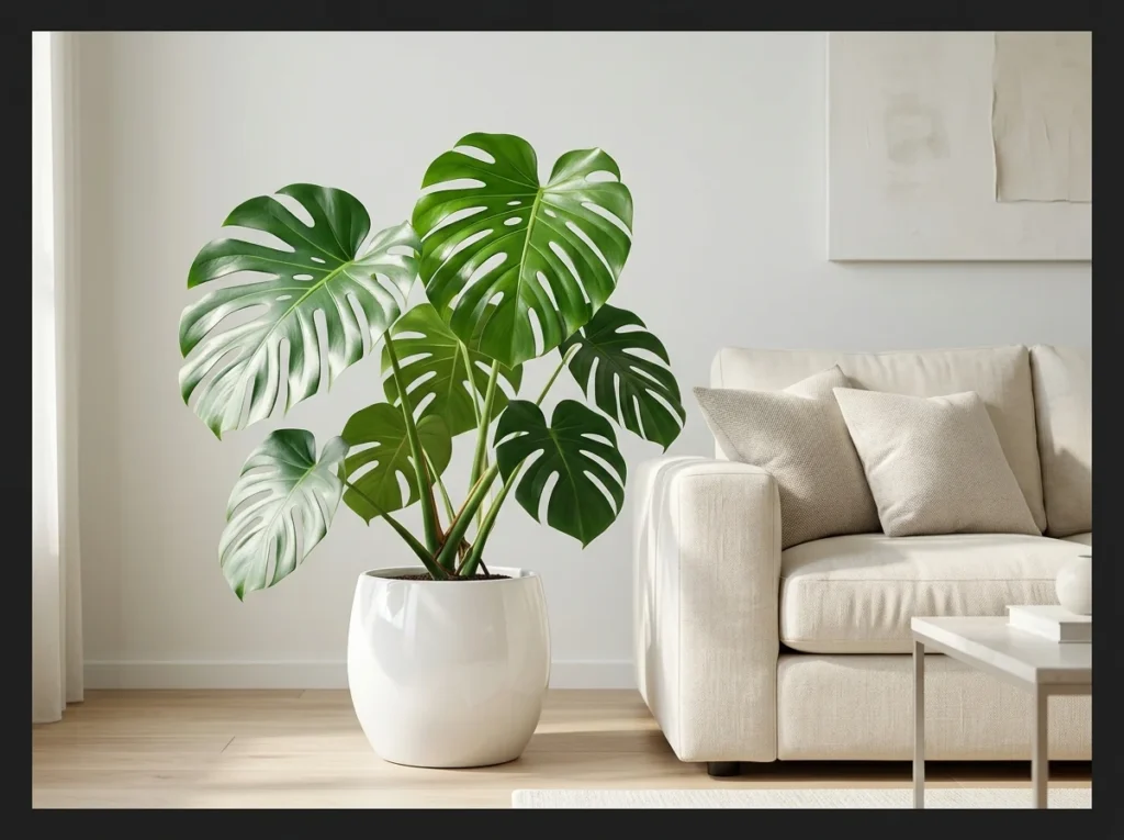 Statement Monstera as a Focal Point