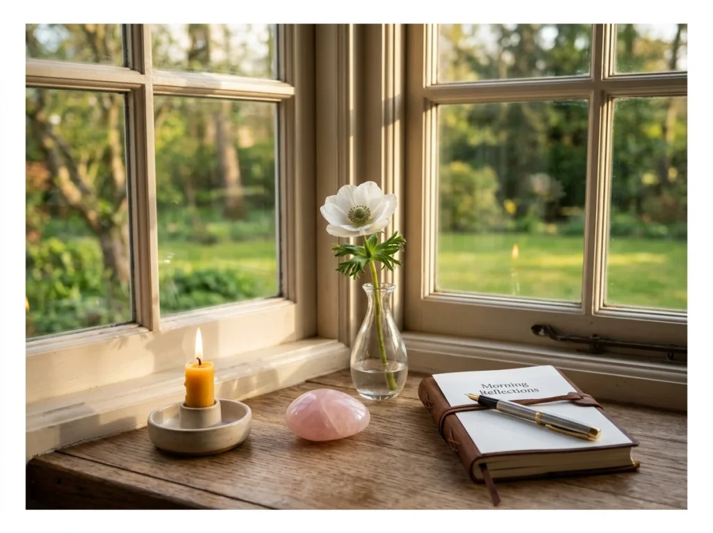Morning Ritual Window Sill Corner