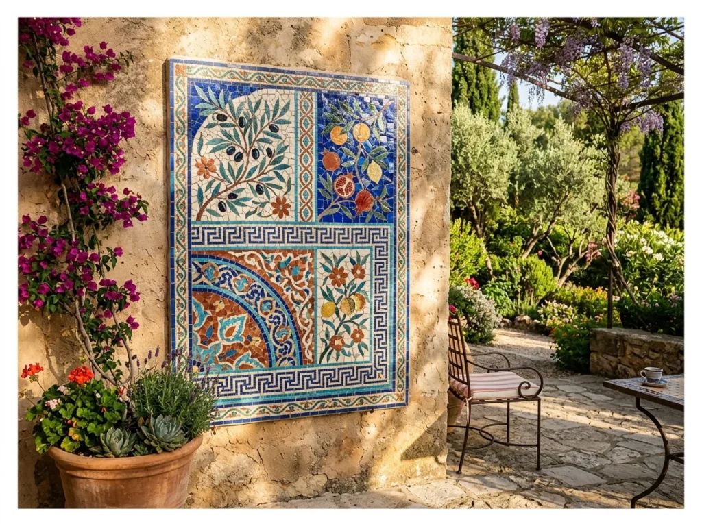 Mosaic Wall Art Panel