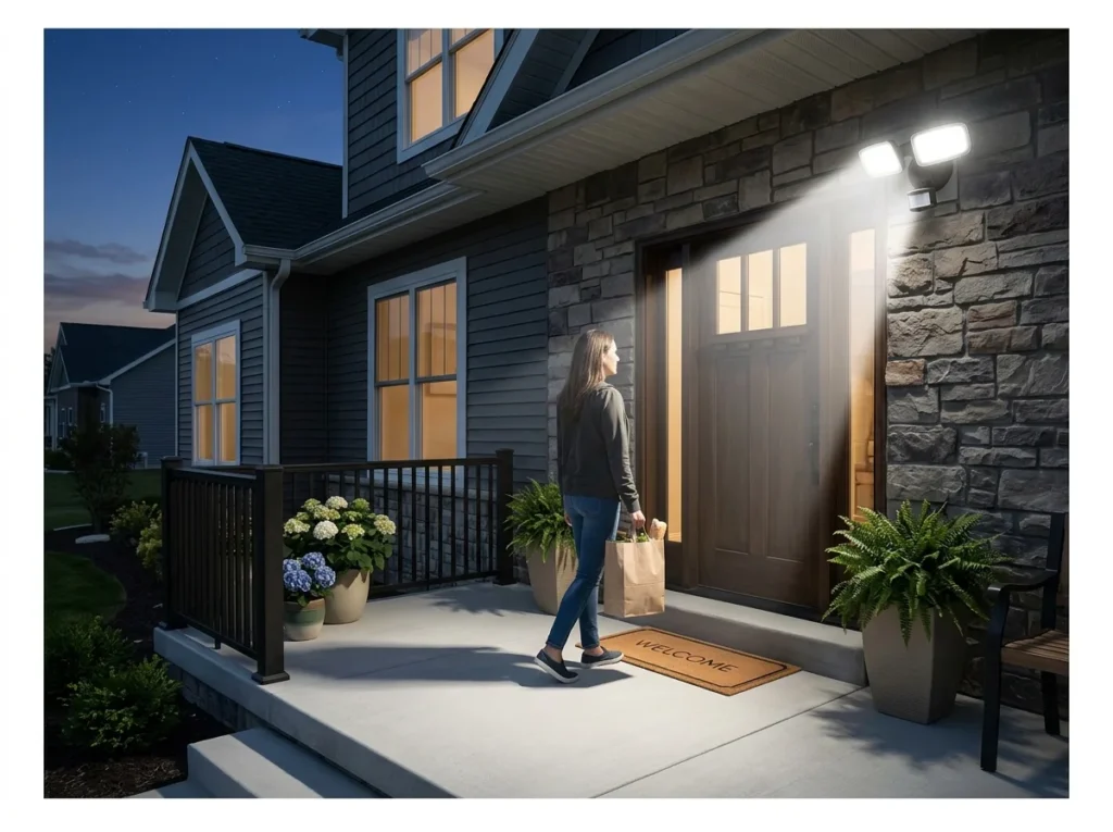 Motion-Sensor Security Light