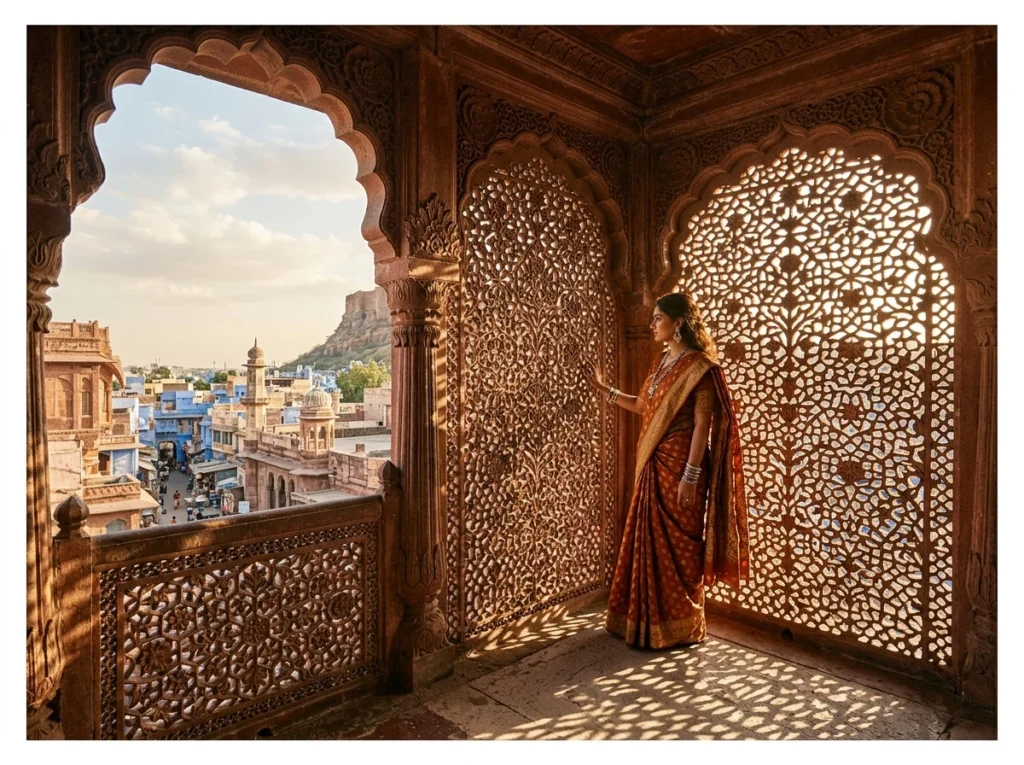 Traditional Mughal Jali Pattern