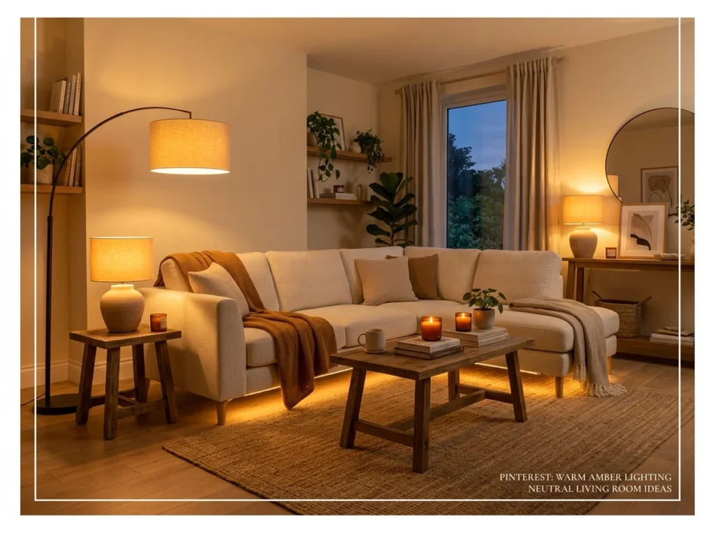Warm Amber Lighting