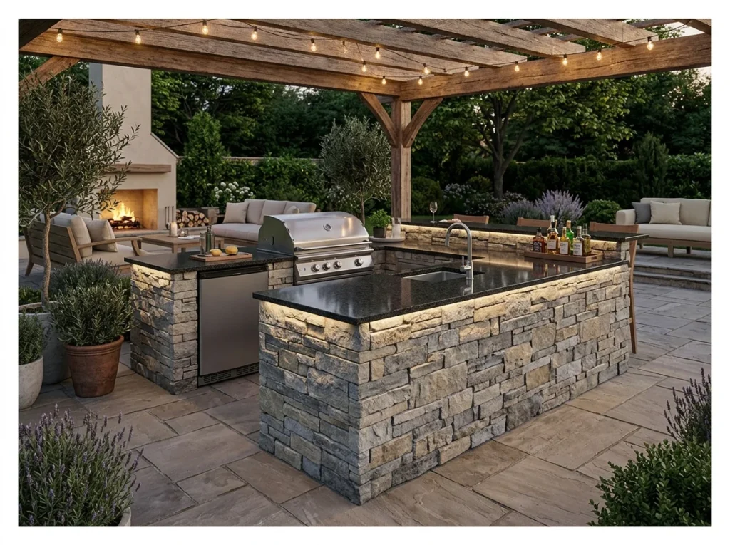 Stone Veneer Cabinet Exterior