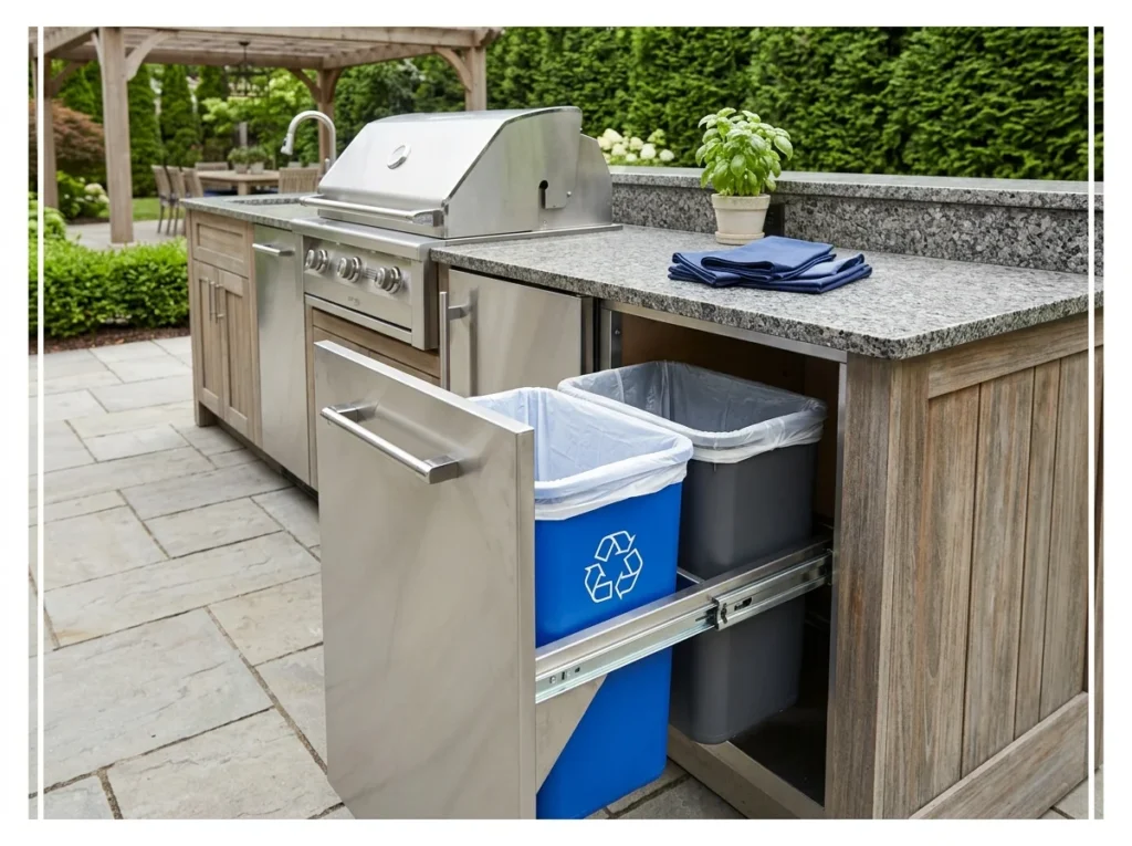 Pull-Out Trash and Recycling