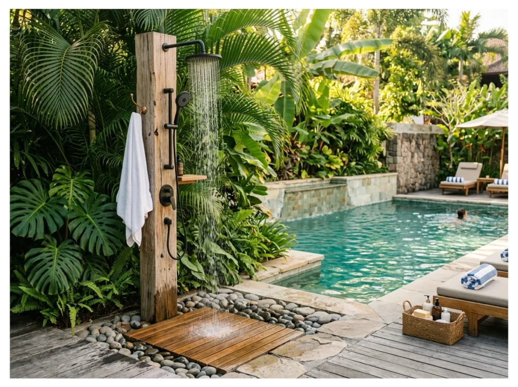 Outdoor Shower Station