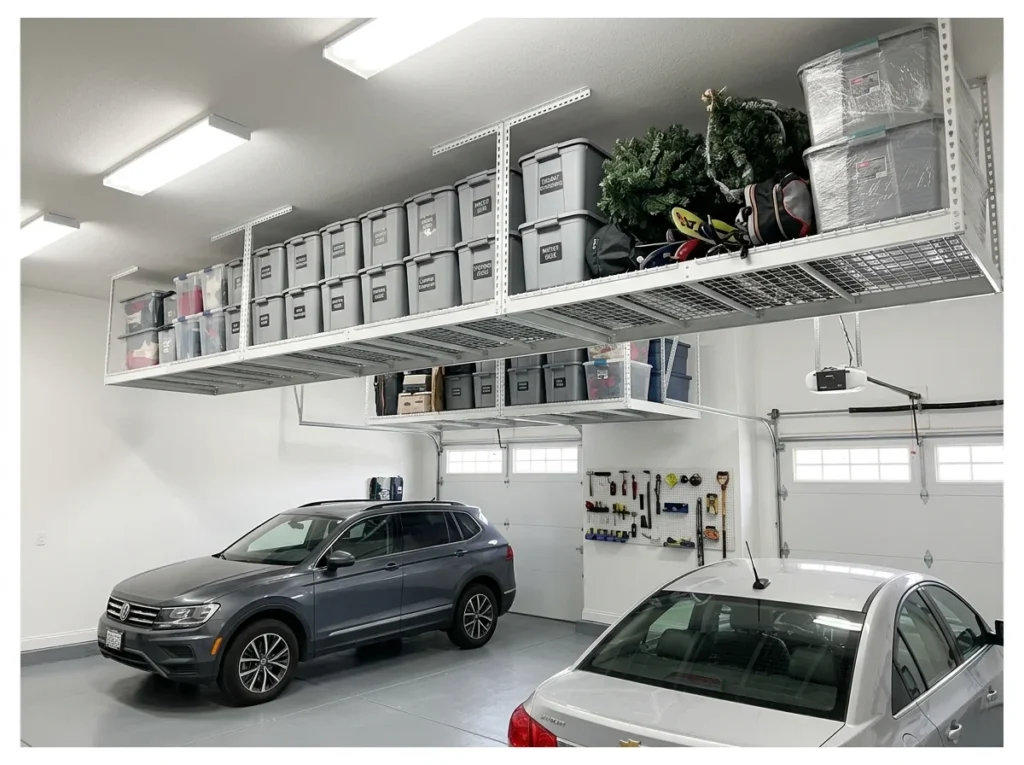 Overhead Ceiling Storage Racks