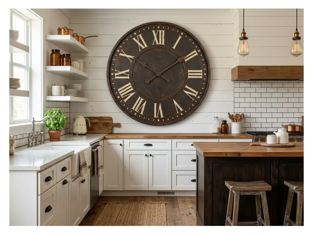 Oversized Kitchen Clock