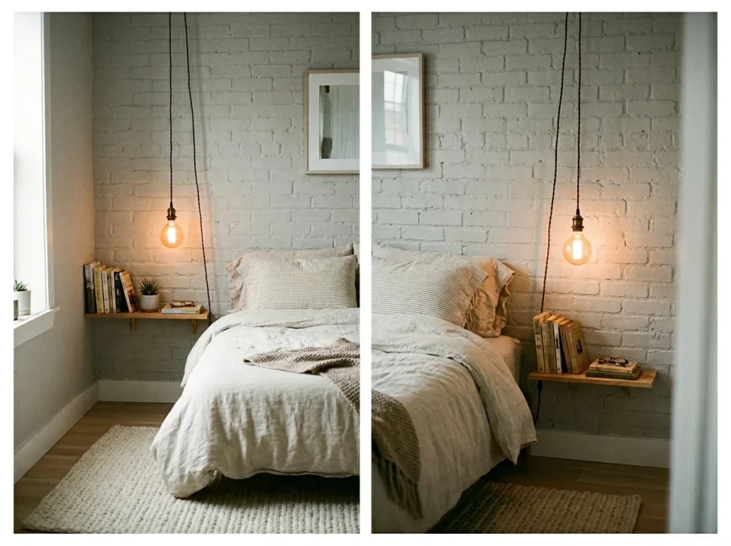 Hanging Pendant Instead of Table Lamps